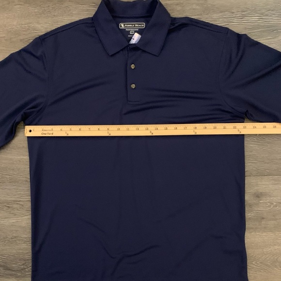 NWT Navy & NWOT Emerald PEBBLE BEACH Polos - Picture 9 of 13